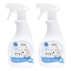 코코브라운 천연항균 베이킹소다 고양이용 탈취제 베이비파우더향, 550ml, 2개