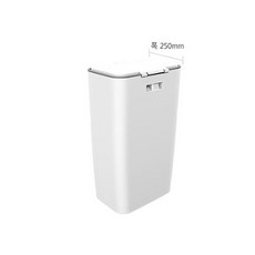 이지캔 기저귀 쓰레기통 EZ-270 + EZ-280R 리필1롤, 화이트, 27L