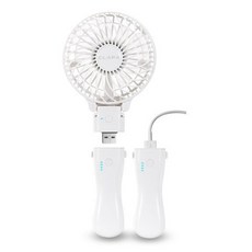 클래파 핸디형 미니 선풍기 1개, BFB-HF2600W, 화이트