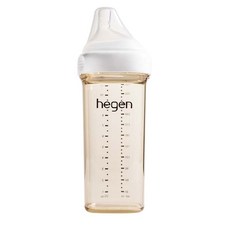 헤겐 PPSU 젖병 240 ml 트윈팩 젖병(화이트) 젖꼭지(투명) 240ml 2개 상품 이미지
