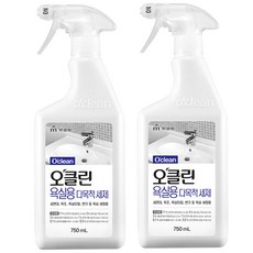 오클린 욕실용 다목적 세제, 750ml, 2개