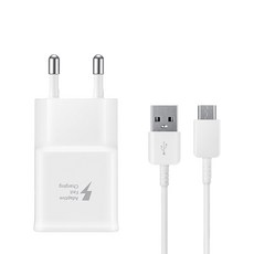 삼성전자 USB C타입 급속 여행용 핸드폰충전기 EP-TA20, 화이트, 1개
