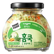 일동후디스 홈쿡 종합야채, 감자 + 고구마 + 당근 + 양배추 + 시금치 + 브로콜리 + 양파 혼합맛, 1개, 25g