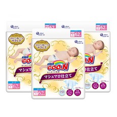 군 마시멜로 테이프형 기저귀 아동공용, 신생아용(NB), 186매