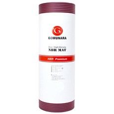 고무나라 프리미엄 NBR 요가매트 20mm, 브라운 버건디
