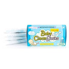 이엔컴퍼니 베이비 크린쌕 기저귀 쓰레기봉투 베이비파우더향 200매, 1개, 2L