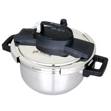 키친아트 갤럭시 삼중바닥 원터치 스텐 압력솥, 3.5L, 혼합색상