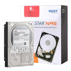 HGST Deskstar NAS 하드디스크 패키지 6TB HDN726060ALE614