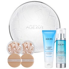 에이지투웨니스 에센스 화이트 라떼 커버 팩트 케이스 + 리필 12.5g x 2p + 셀바운스 세럼 50ml + 셀바운스폼 80ml, 23호, 10세트