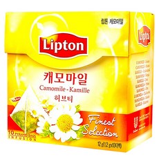 립톤 캐모마일 허브티, 1.2g, 10개