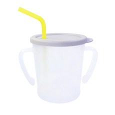아가프라 뉴 매직빨대컵 300ml, 1개, 그레이