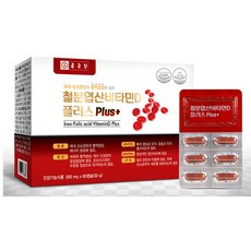 종근당 철분 엽산 비타민D 플러스, 60정, 3개