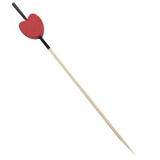 愛心造型竹籤 9cm, 100支, 1組