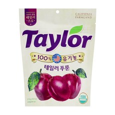 테일러 유기농 푸룬건자두, 210g, 1개