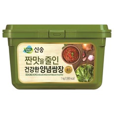 저당쌈장 신송식품 짠맛을줄인 건강한 양념쌈장 1kg 1개