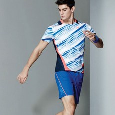 YONEX 男款運動短袖T恤 71TS009MBL +短褲 71PH003MRB