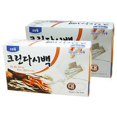 크린랲 국산 크린랩 멸치 육수 국물백 티백 다시백 대형, 2개, 30개입