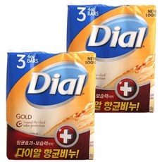 다이알 골드 비누 3p, 113g, 2개
