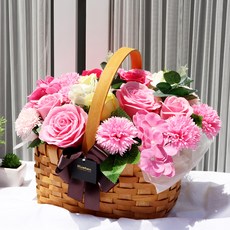 Blüehen Merci 肥皂花中心裝飾品, 粉紅色 B