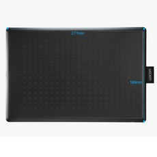 와콤 One By Wacom 중형 펜 타블렛 CTL-672/K0-CX, Black + Red