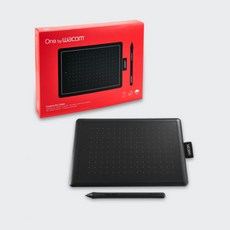 와콤 One By Wacom 중형 펜 타블렛 CTL-672/K0-CX, Black + Red