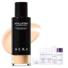 헤라 바이탈 리프팅 파운데이션 30ml + 아쿠아볼릭심플 5종 기초세트, N21호 내추럴베이지, 1세트