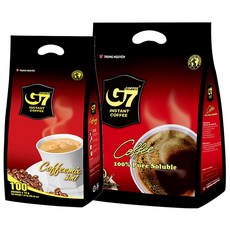 G7 블랙 커피 믹스 2g x 200p + G7 3in1 커피믹스 16g x 100p, 1세트