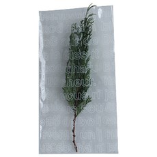 티나피크닉 불문 문구 투명 포장 봉투 10 x 18, 100개입, 1개