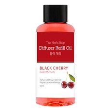 더허브샵 차량용 디퓨저 리필오일 블랙체리, 1개