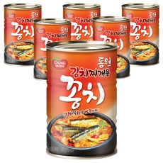 동원 김치찌개용 꽁치 통조림, 400g, 6개