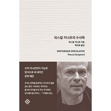 [을유문화사]파스칼 키냐르의 수사학 (양장), 을유문화사, 파스칼 키냐르