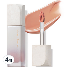 하트퍼센트 도트 온 무드 퓨어 글로우 틴트, 12 카라멜 베이지, 7g, 4개