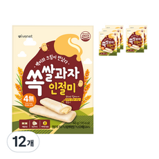 아이배냇 쏙 쌀과자 인절미 40g, 12개