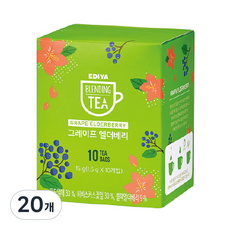 이디야 그레이프 엘더베리 티, 1.5g, 20개