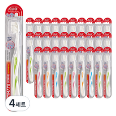 크리오 덴티메이트 멀티케어 플러스 초극세모 칫솔 30p 세트, 30개입, 4세트