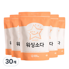 소다스쿨 워싱소다 분말세제, 1kg, 30개