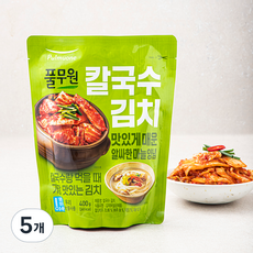 풀무원 칼국수 김치, 400g, 5개