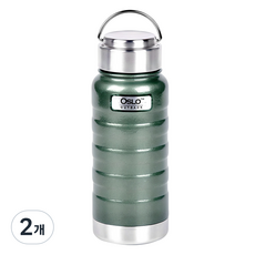 오슬로 아웃백 텀블러, 그린, 500ml, 2개