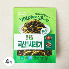 풀무원 국내산 데친 시래기, 4개, 450g(고형량 150g)