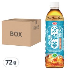 愛之味 分解茶双纖麥茶, 72瓶, 590ml
