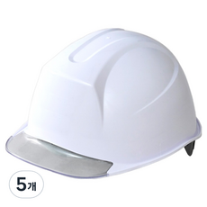 Dongmyung建設工地工地頭部保護新頭盔型透明安全帽 白色 DMS-M-3001(AM-841), 5個