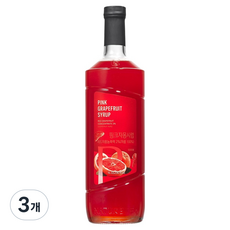 네이쳐티 핑크자몽시럽, 1L, 3개