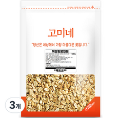 고미네 볶은 땅콩 반태, 500g, 3개