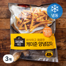 동원 퀴진 케이준 양념감자 (냉동), 800g, 3개