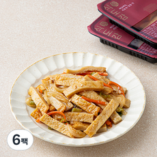 바다원 식도감 어묵볶음, 130g, 6팩