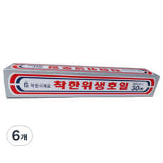 착한식재료 착한 위생호일, 6개