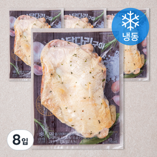순살 닭다리구이 소금구이맛 (냉동), 120g, 8입