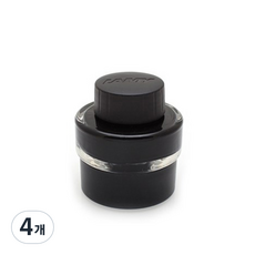 德國 LAMY 瓶裝墨水補充裝, 黑色, 4個