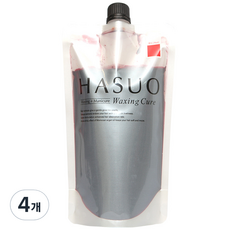 하수오 헤어용 왁싱큐어 500g, 레드, 4개