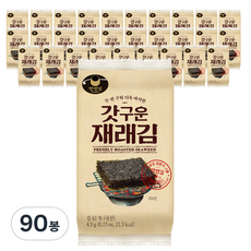 만전김 갓구운 재래김 도시락, 135g, 3개